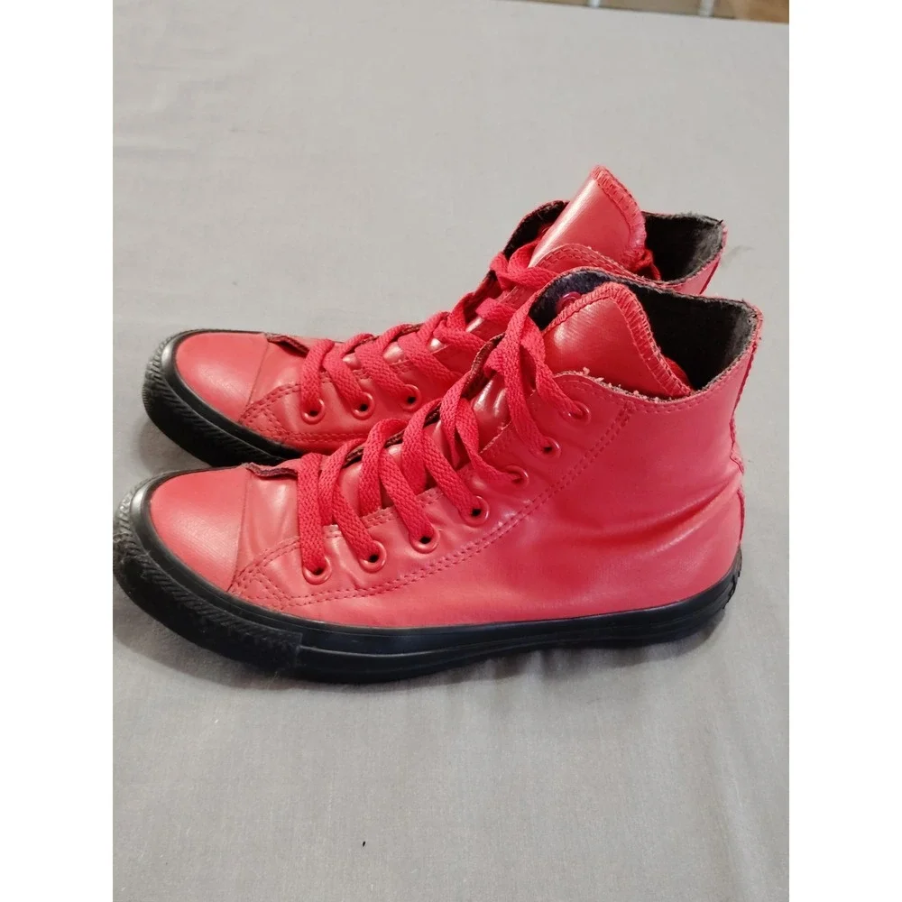 EUC Converse Chuck Taylor All Star UNISEX Men 4/WM 6 Red High Top Canvas Sneaker - Picture 8 of 12